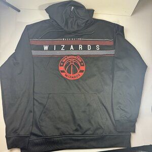 Ultra Game NBA Washington Wizards Men’s Large Black Hoodie